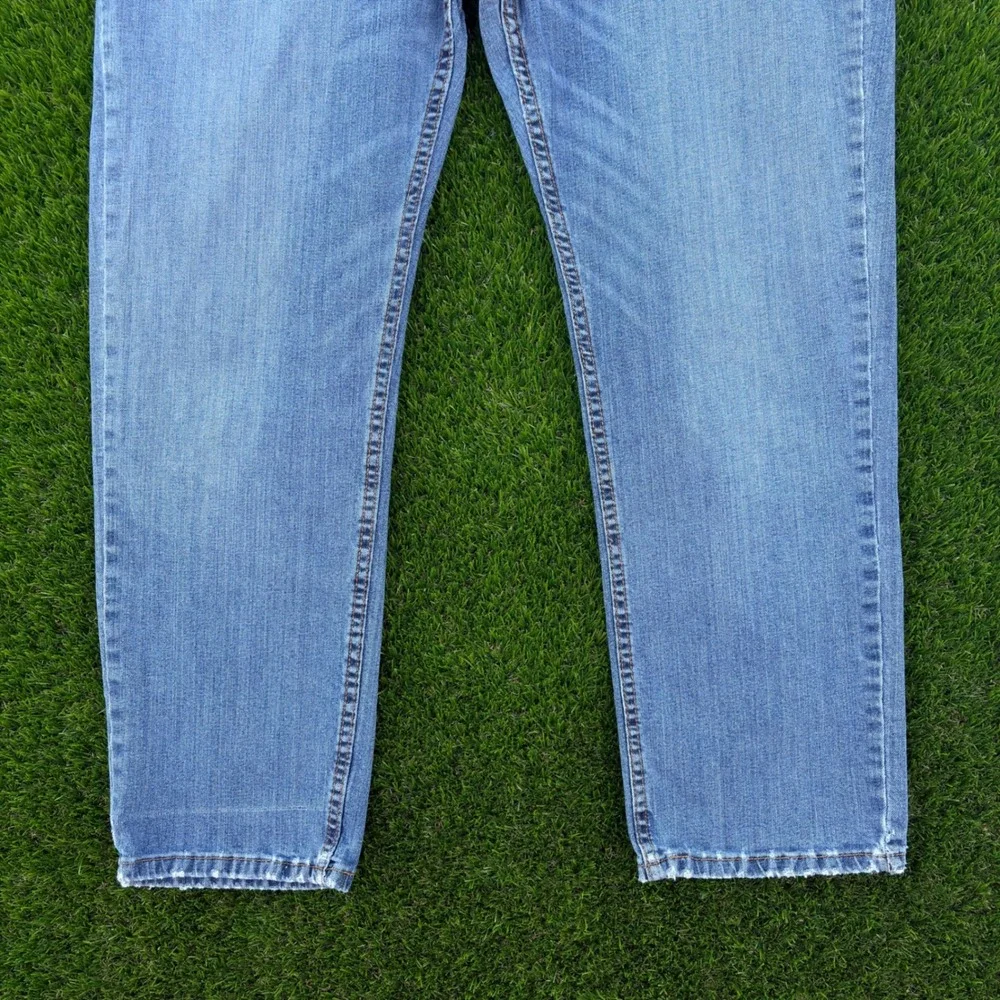 Levi's‎ 541 Mens 40x30 Athletic Taper Blue Distressed Denim Jeans